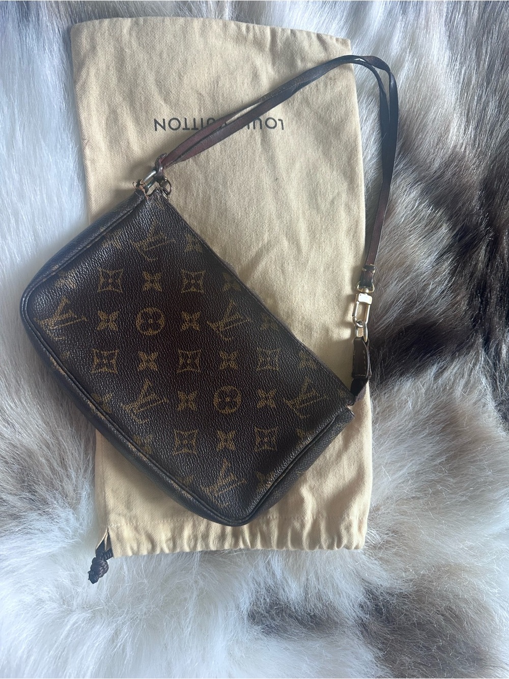Authentic Louis Vuitton Monogram Pochette